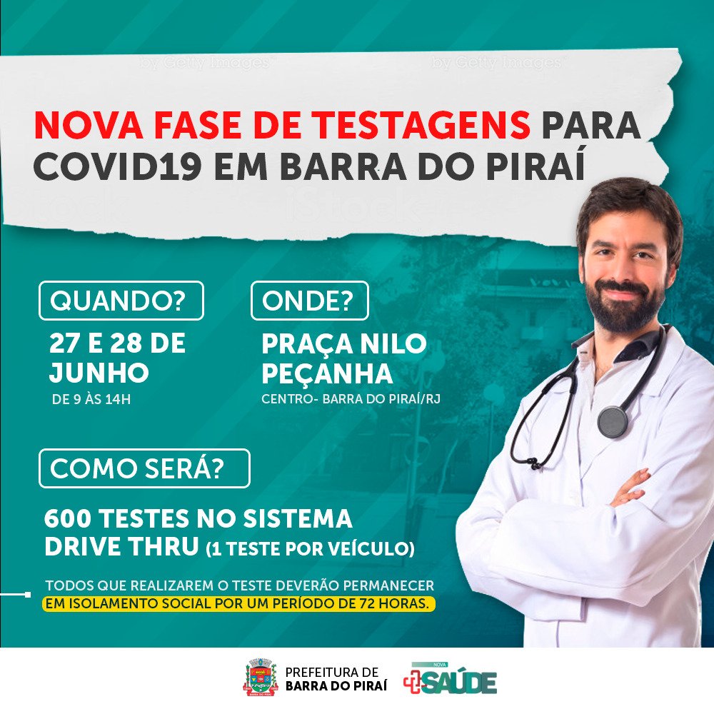 Nova Fase de testes